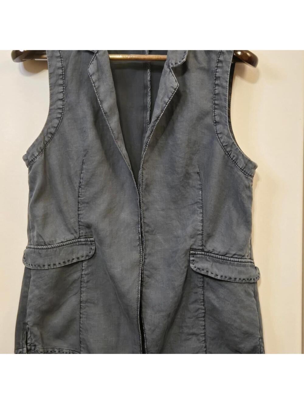 Marrakech gray denim vest